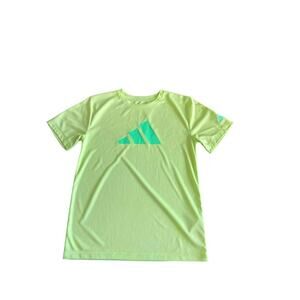 Adidas‎ T Shirt Tee Green Boys S (8) *NWT